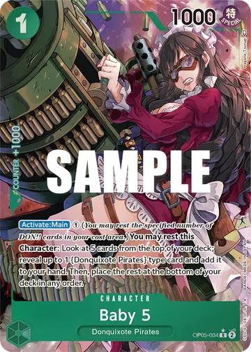 Baby 5 OP05-034 (Alternate art)