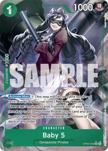 Baby 5 OP05-034 (Alternate art)