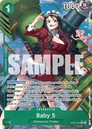 Baby 5 OP05-034 (Alternate art)