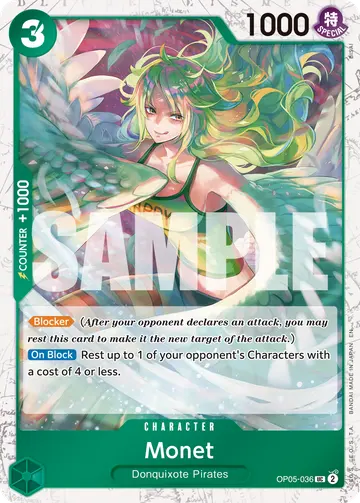 Monet OP05-036 (Alternate art)
