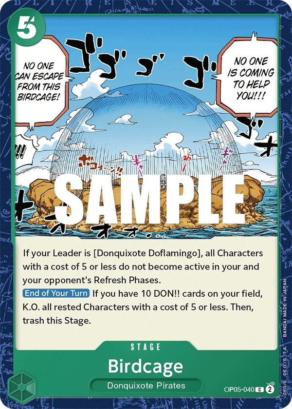 Birdcage OP05-040 – One Piece Card Game Stage