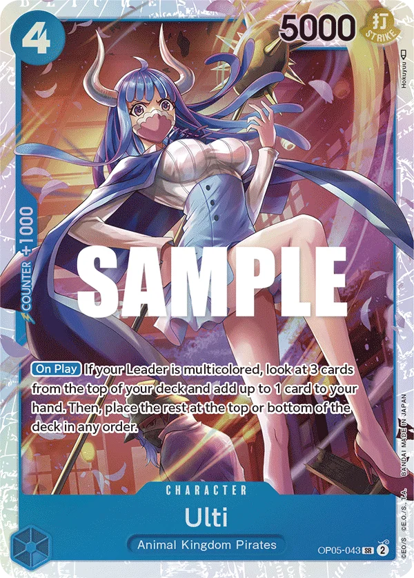 Ulti OP05-043 – One Piece Card Game Character