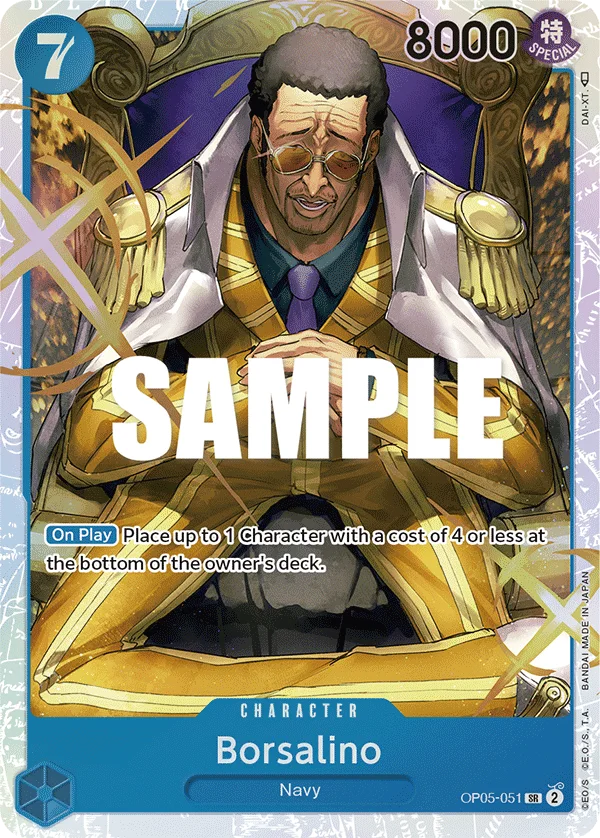 Borsalino OP05-051 – One Piece Card Game Character