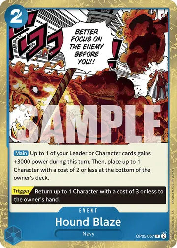 Hound Blaze OP05-057 (Alternate art)