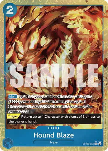 Hound Blaze OP05-057 (Alternate art)