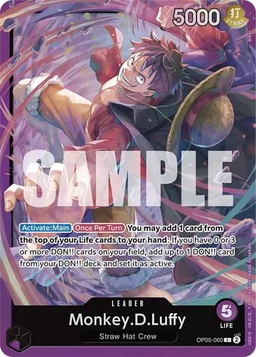 Monkey.D.Luffy OP05-060 (Alternate art)