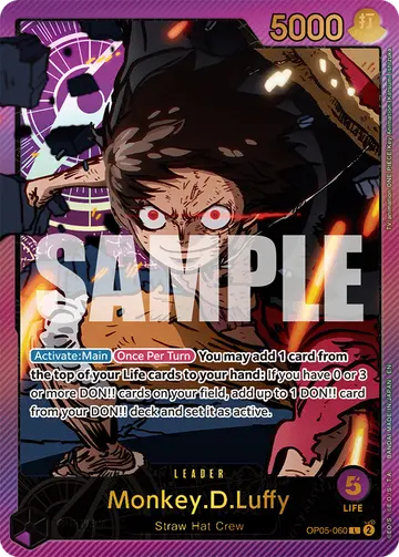 Monkey.D.Luffy OP05-060 (Alternate art)