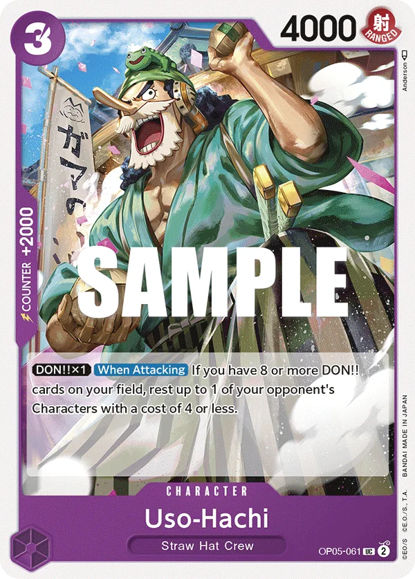 Uso-Hachi OP05-061 – One Piece Card Game Character