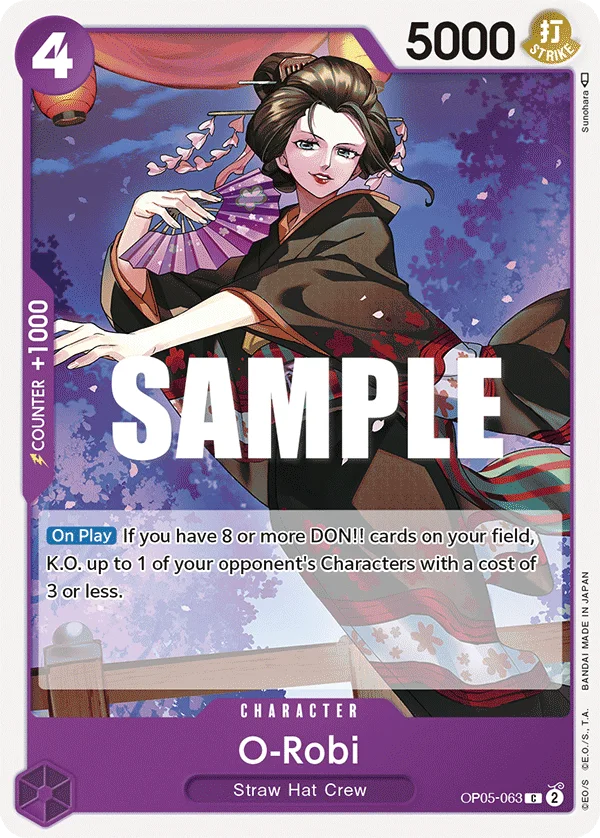 O-Robi OP05-063 – One Piece Card Game Character