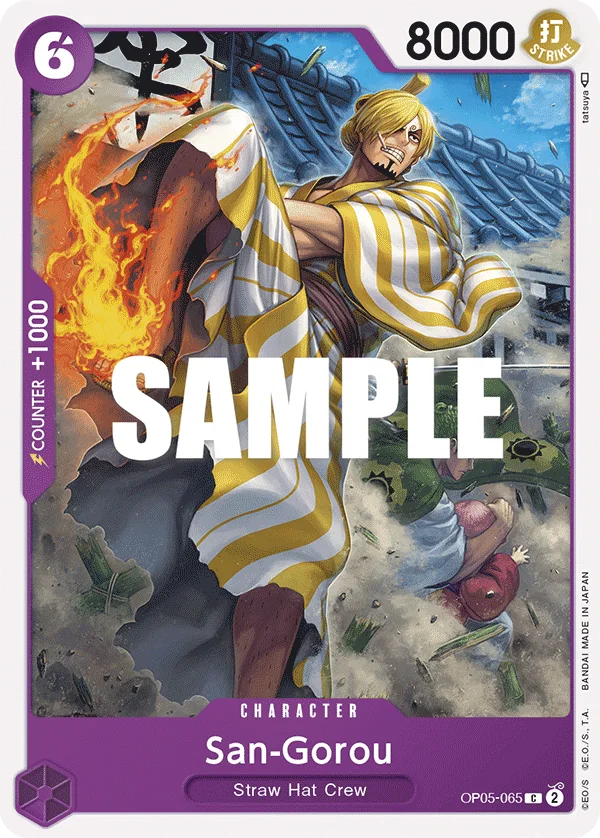 San-Gorou OP05-065 – One Piece Card Game Character