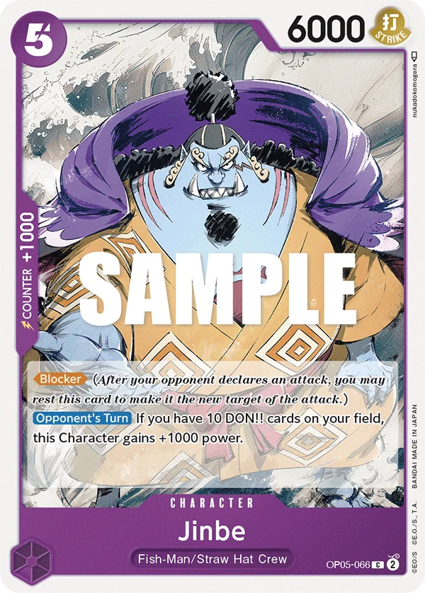 Jinbe OP05-066 – One Piece Card Game Character