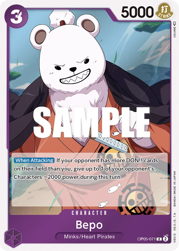 Bepo OP05-071 – One Piece Card Game Character