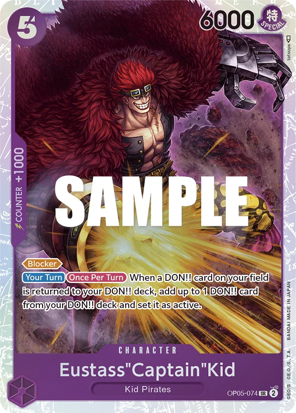 Eustass"Captain"Kid OP05-074 – One Piece Card Game Character