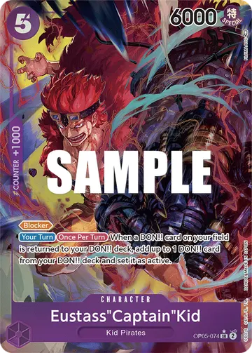 Eustass"Captain"Kid OP05-074 (Alternate art)
