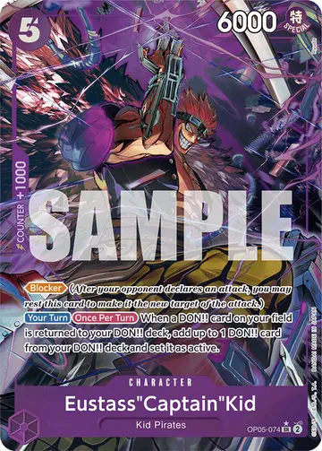 Eustass"Captain"Kid OP05-074 (Alternate art)