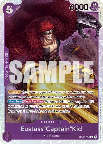 Eustass"Captain"Kid OP05-074 (Reprint)