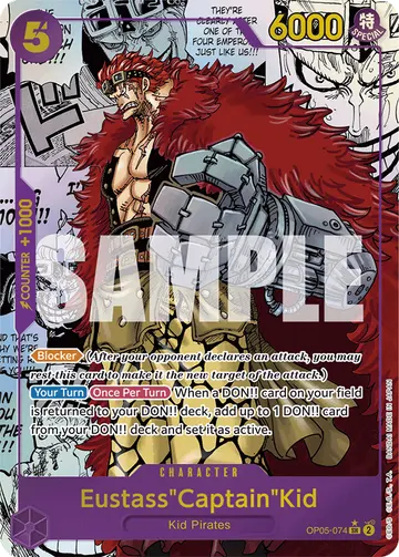 Eustass"Captain"Kid OP05-074 (Reprint)