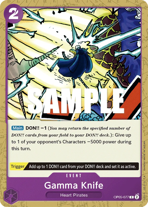Gamma Knife OP05-077 – One Piece Card Game Event