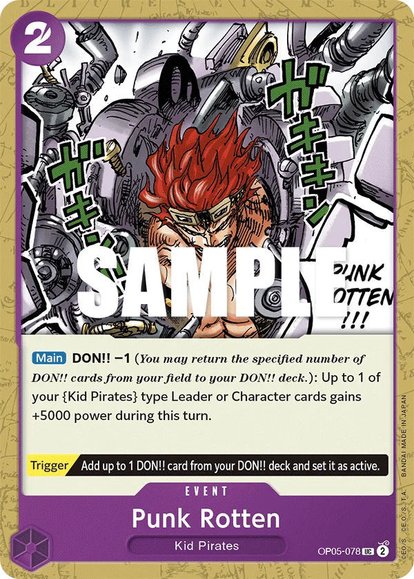Punk Rotten OP05-078 – One Piece Card Game Event