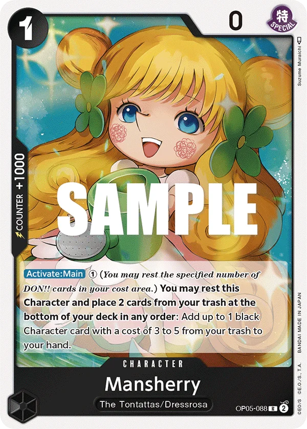 Mansherry OP05-088 – One Piece Card Game Character