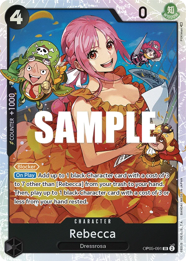 Rebecca OP05-091 – One Piece Card Game Character