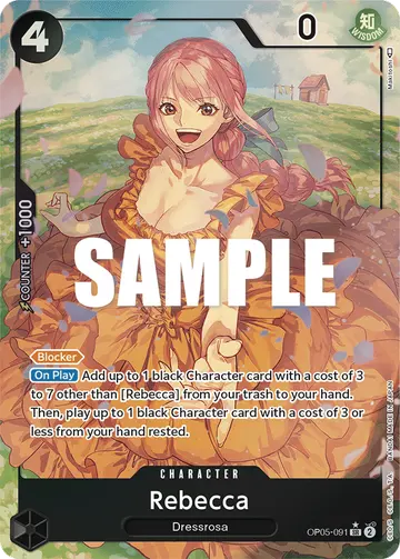Rebecca OP05-091 (Alternate art)