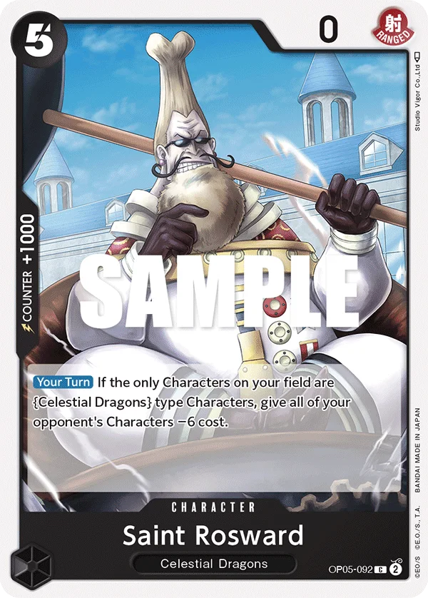 Saint Rosward OP05-092 – One Piece Card Game Character