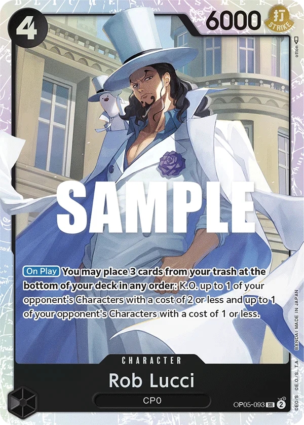 Rob Lucci OP05-093 – One Piece Card Game Character