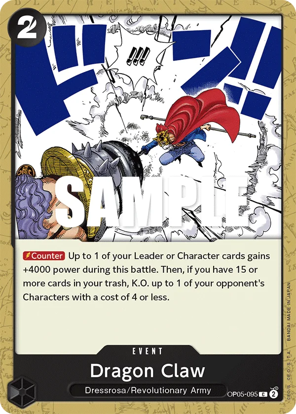 Dragon Claw OP05-095 – One Piece Card Game Event