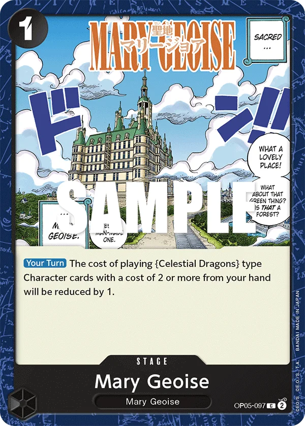 Mary Geoise OP05-097 – One Piece Card Game Stage
