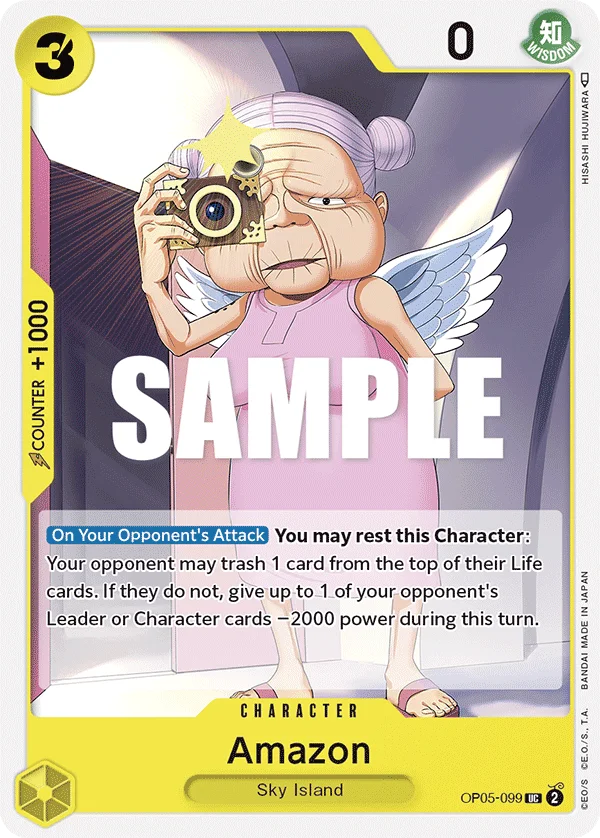 Amazon OP05-099 – One Piece Card Game Character