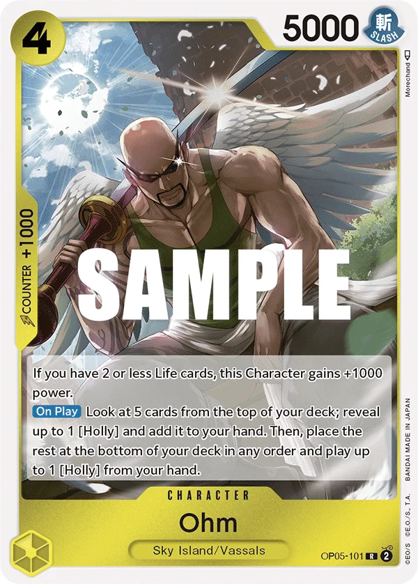 Ohm OP05-101 – One Piece Card Game Character