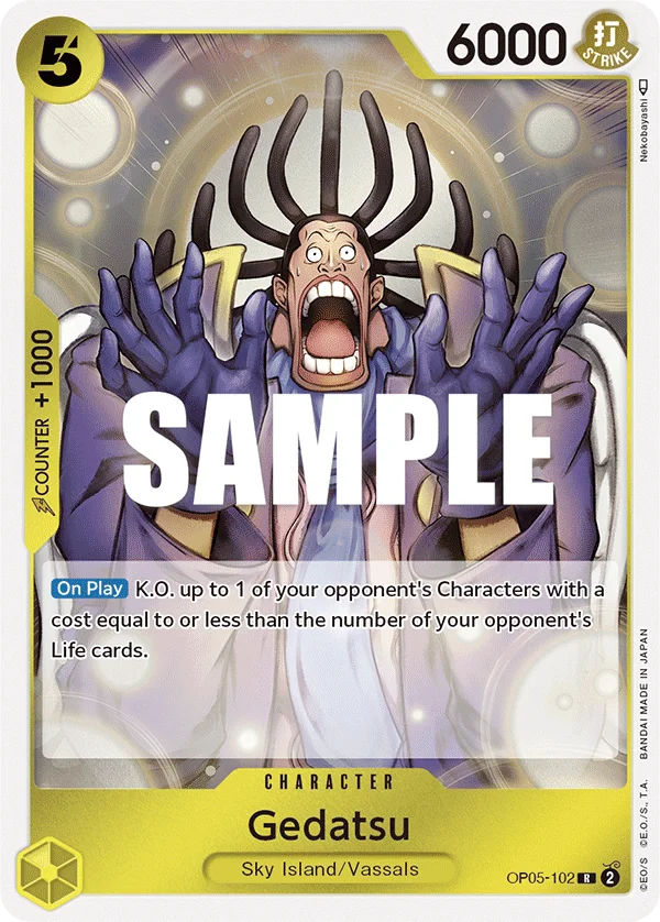 Gedatsu OP05-102 – One Piece Card Game Character