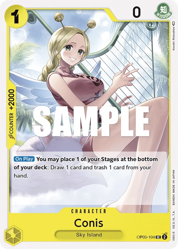 Conis OP05-104 – One Piece Card Game Character