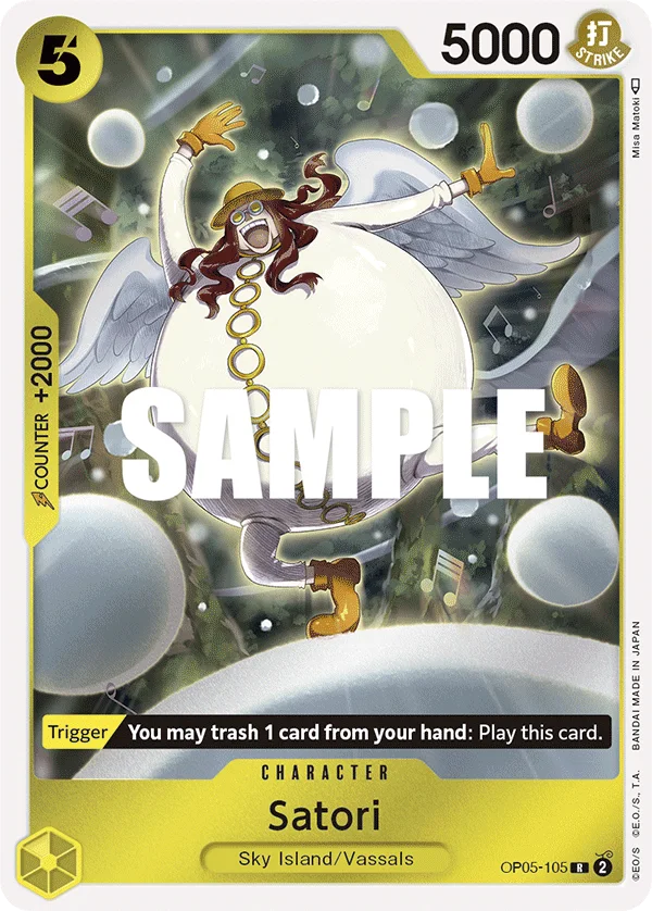 Satori OP05-105 – One Piece Card Game Character