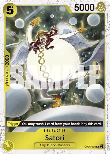 Satori OP05-105 (Alternate art)