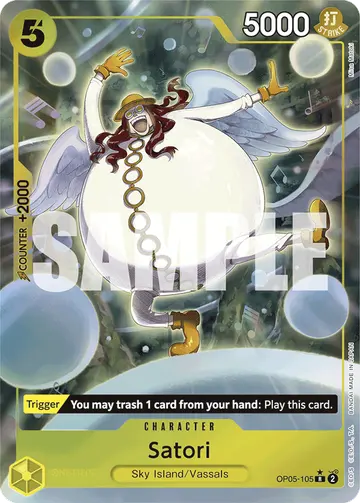 Satori OP05-105 (Alternate art)