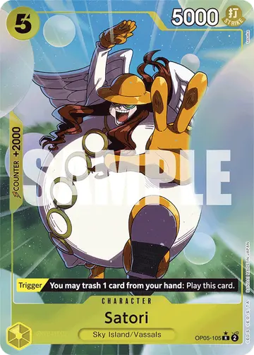 Satori OP05-105 (Alternate art)