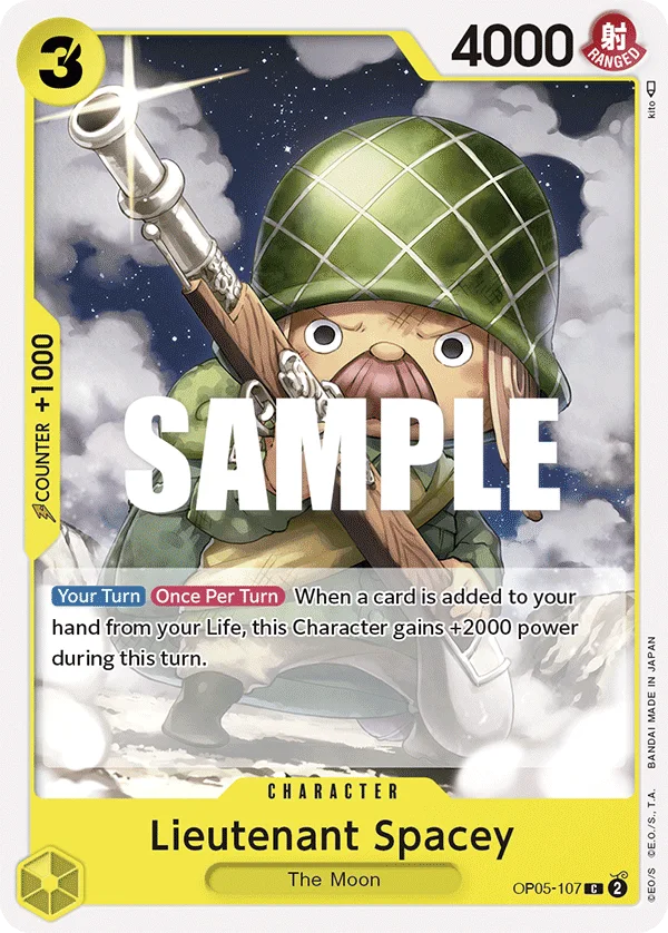 Lieutenant Spacey OP05-107 – One Piece Card Game Character