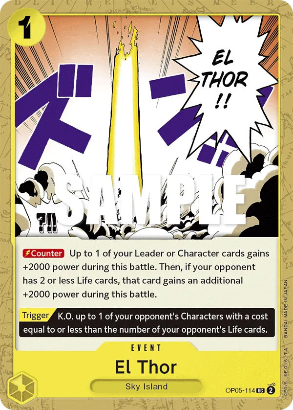 El Thor OP05-114 – One Piece Card Game Event