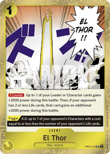El Thor OP05-114 (Alternate art)