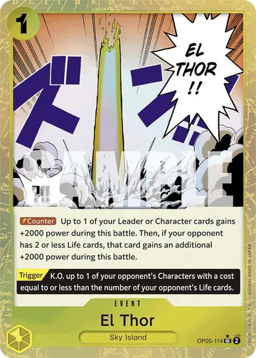 El Thor OP05-114 (Alternate art)