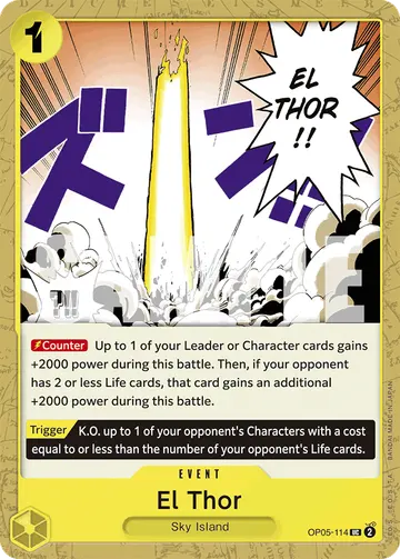 El Thor OP05-114 (Reprint)