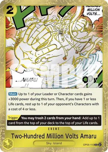 Two-Hundred Million Volts Amaru OP05-115 (Reprint)