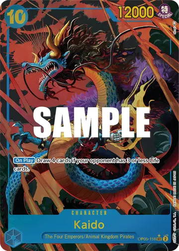 Kaido OP05-118 (Alternate art)