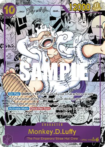 Monkey.D.Luffy OP05-119 (Alternate art)