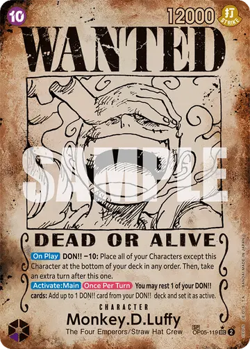 Monkey.D.Luffy OP05-119 (Alternate art)