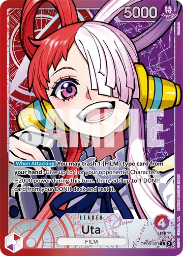Uta OP06-001 (Alternate art)