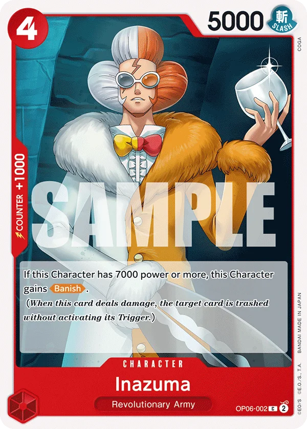Inazuma OP06-002 – One Piece Card Game Character