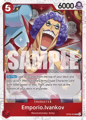 Emporio.Ivankov OP06-003 (Alternate art)